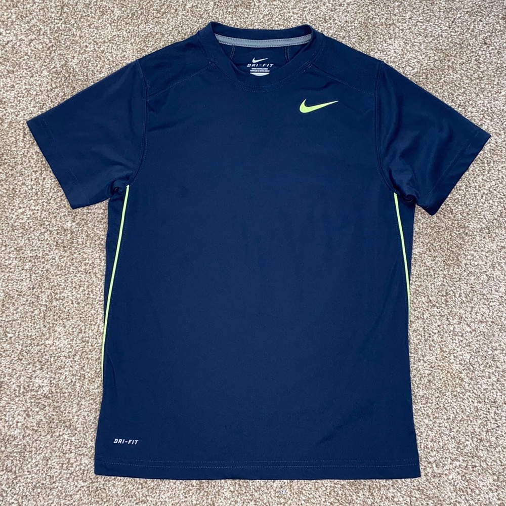 Boys Nike Dri-Fit Short Sleeve Shirt
